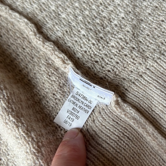 Gap Brooklyn Cardigan-Oatmeal - Picture 6 of 9